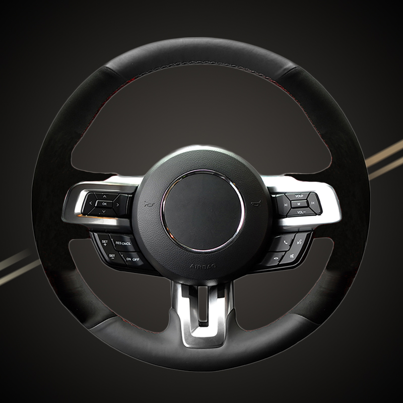 Car Braid On The Steering Wheel Cover for Mustang 2015-2019 Mustang GT 2015 2017 2018 2019 Auto Braiding Covers Car-styling
Car Braid On The Steering Wheel Cover for Mustang 2015-2019 Mustang GT 2015 2017 2018 2019 Auto Braiding Covers Car-styling