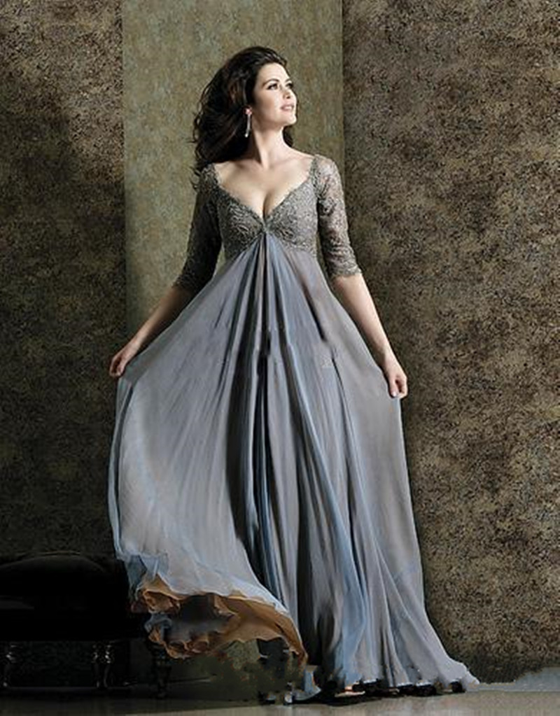 New Custom-Made Plus Size A Line Long Evening Gown V Neck Lace Half Sleeve mother of the bride dresses Chiffon Celebrity Dresses 2018, White
New Custom-Made Plus Size A Line Long Evening Gown V Neck Lace Half Sleeve mother of the bride dresses Chiffon Celebrity Dresses 2018, White