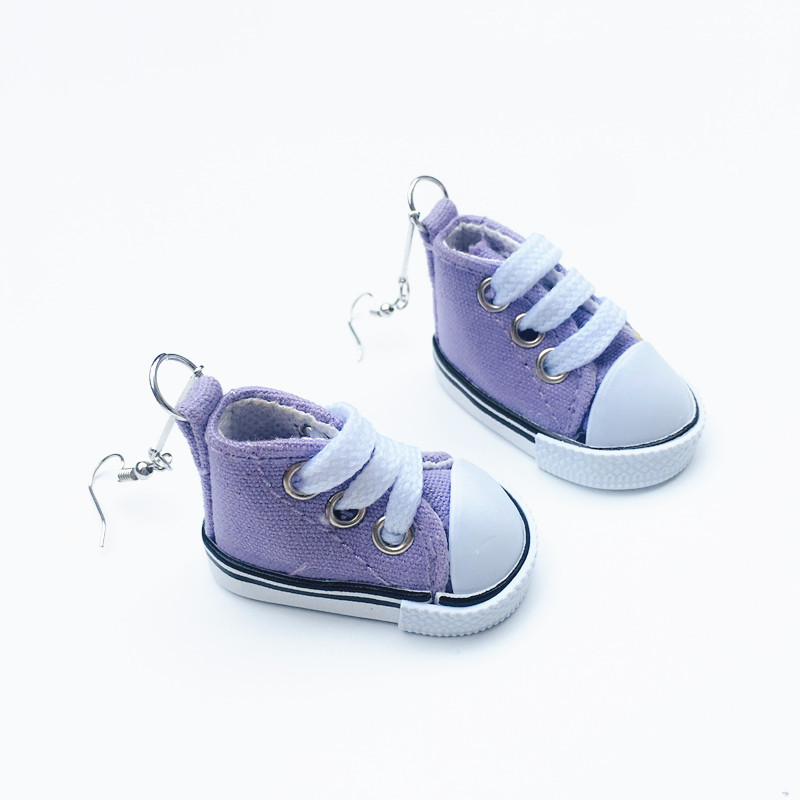 New trendy women earrings handcrafted funny mini canvas shoes earrings exaggerated personality niche earrings for women cloth, Golden
New trendy women earrings handcrafted funny mini canvas shoes earrings exaggerated personality niche earrings for women cloth, Golden