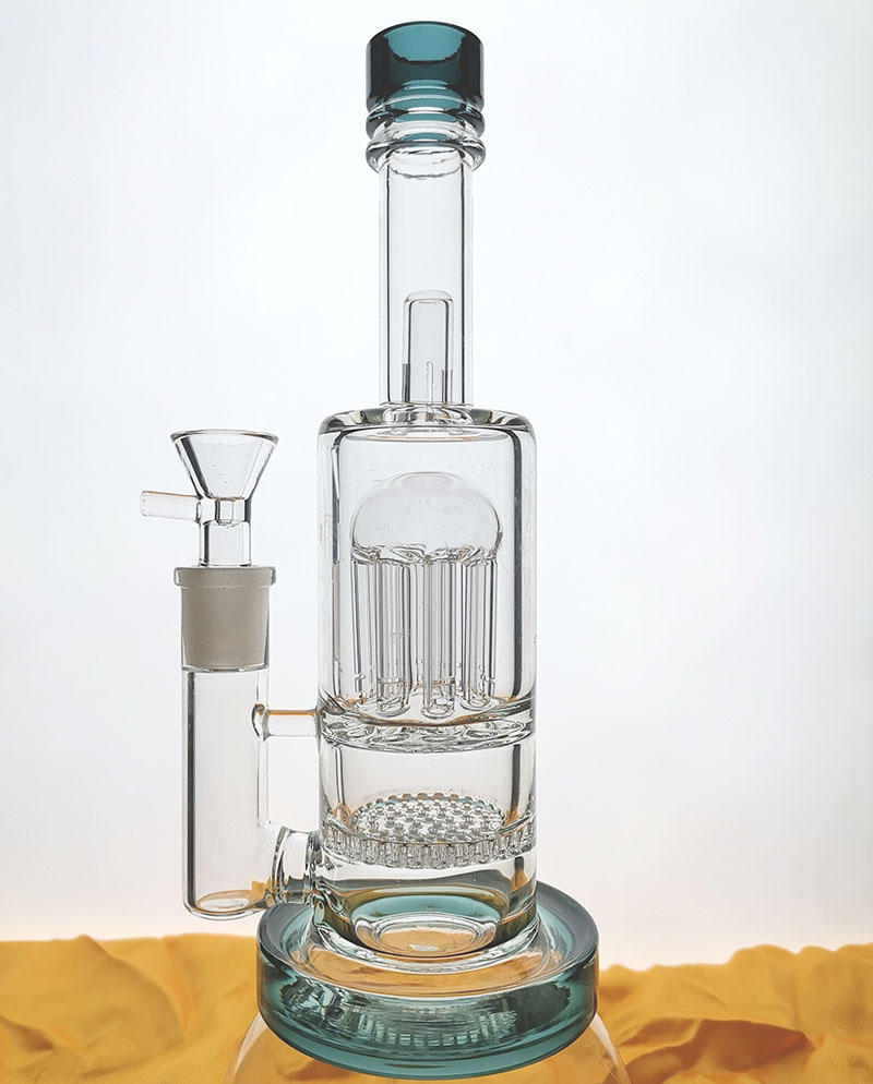 Very Thick Beaker bottom recycler Bong glass Pipe oil burner Double Honeycomb Perc 8Arm Perc Water Pipe oil burner 14.4mm joint
Very Thick Beaker bottom recycler Bong glass Pipe oil burner Double Honeycomb Perc 8Arm Perc Water Pipe oil burner 14.4mm joint
