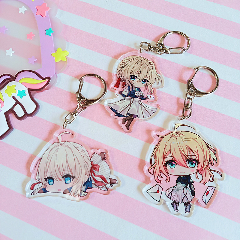 Anime Violet Evergarden Keychain Acrylic Keyring Cute Kawaii Pendant Keychains Chaveiro Souvenir Gift for Fans Dropshipping
Anime Violet Evergarden Keychain Acrylic Keyring Cute Kawaii Pendant Keychains Chaveiro Souvenir Gift for Fans Dropshipping
