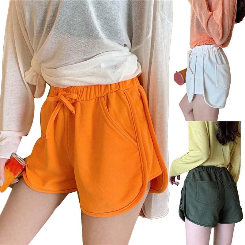 New summer Women Short Pant Casual Lady All-match Loose Solid Soft Cotton Leisure Female Workout Home High Waist Drawstring Pock, Black
New summer Women Short Pant Casual Lady All-match Loose Solid Soft Cotton Leisure Female Workout Home High Waist Drawstring Pock, Black