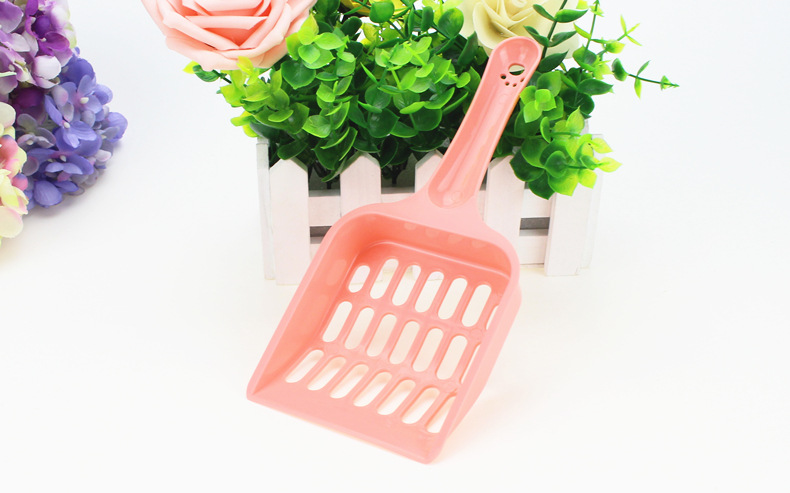 Cheapest Plastic litter scoop portable cat cleaning shovel Dog Pet Poop waste Scooper Easy Clean 5 colors to choose