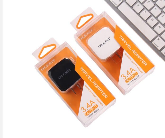 OLESiT Dual USB Wall charger 3.4A Fast Charging Mobile Phone Charger for huawei for MP4 samsung LG with retail box
OLESiT Dual USB Wall charger 3.4A Fast Charging Mobile Phone Charger for huawei for MP4 samsung LG with retail box