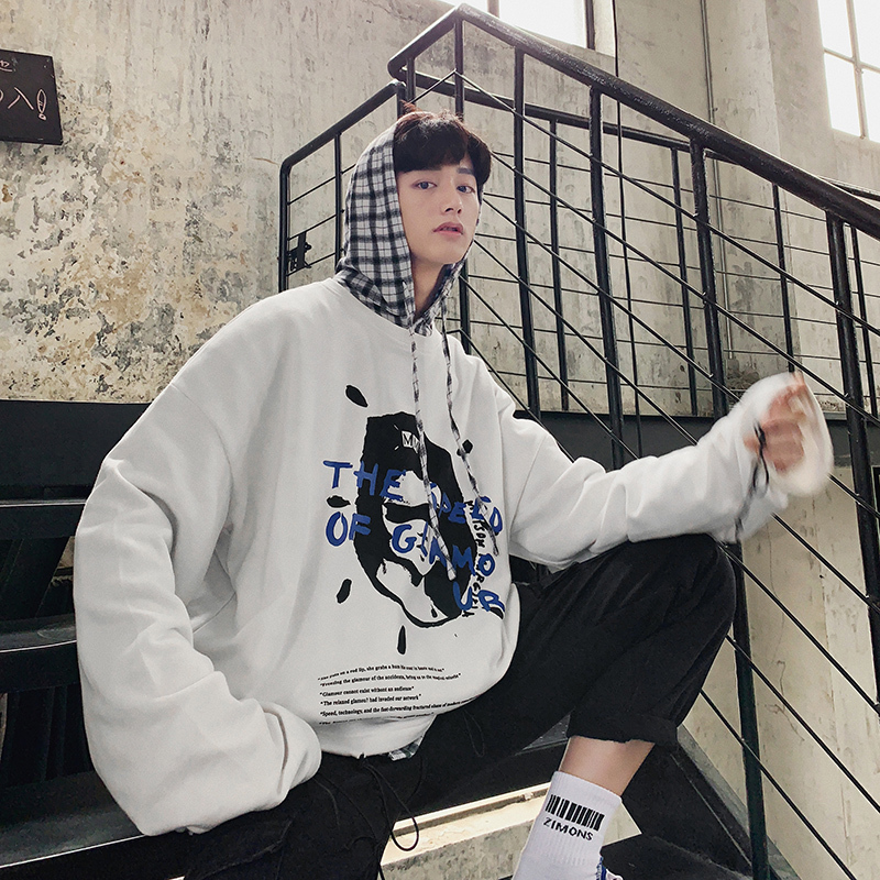 2019 Spring New Men's Youth Korean Version Of Harajuku Style Couple Long-sleeved Loose Casual Printing Lazy College, Gray
2019 Spring New Men's Youth Korean Version Of Harajuku Style Couple Long-sleeved Loose Casual Printing Lazy College, Gray