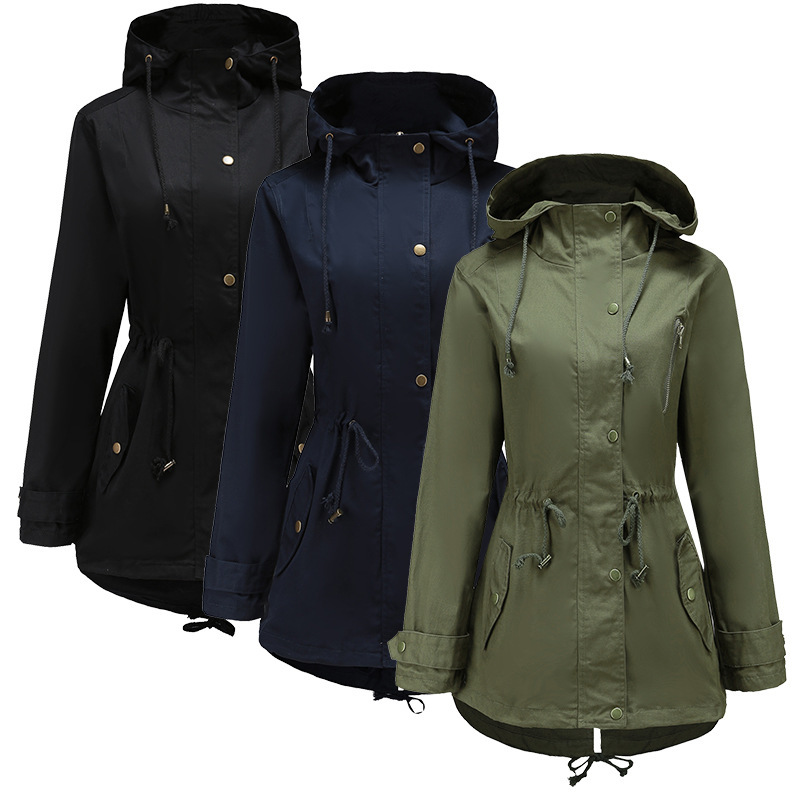 Europe and the United States in long thin cardigan blasting dust coat dress coat, Black
Europe and the United States in long thin cardigan blasting dust coat dress coat, Black