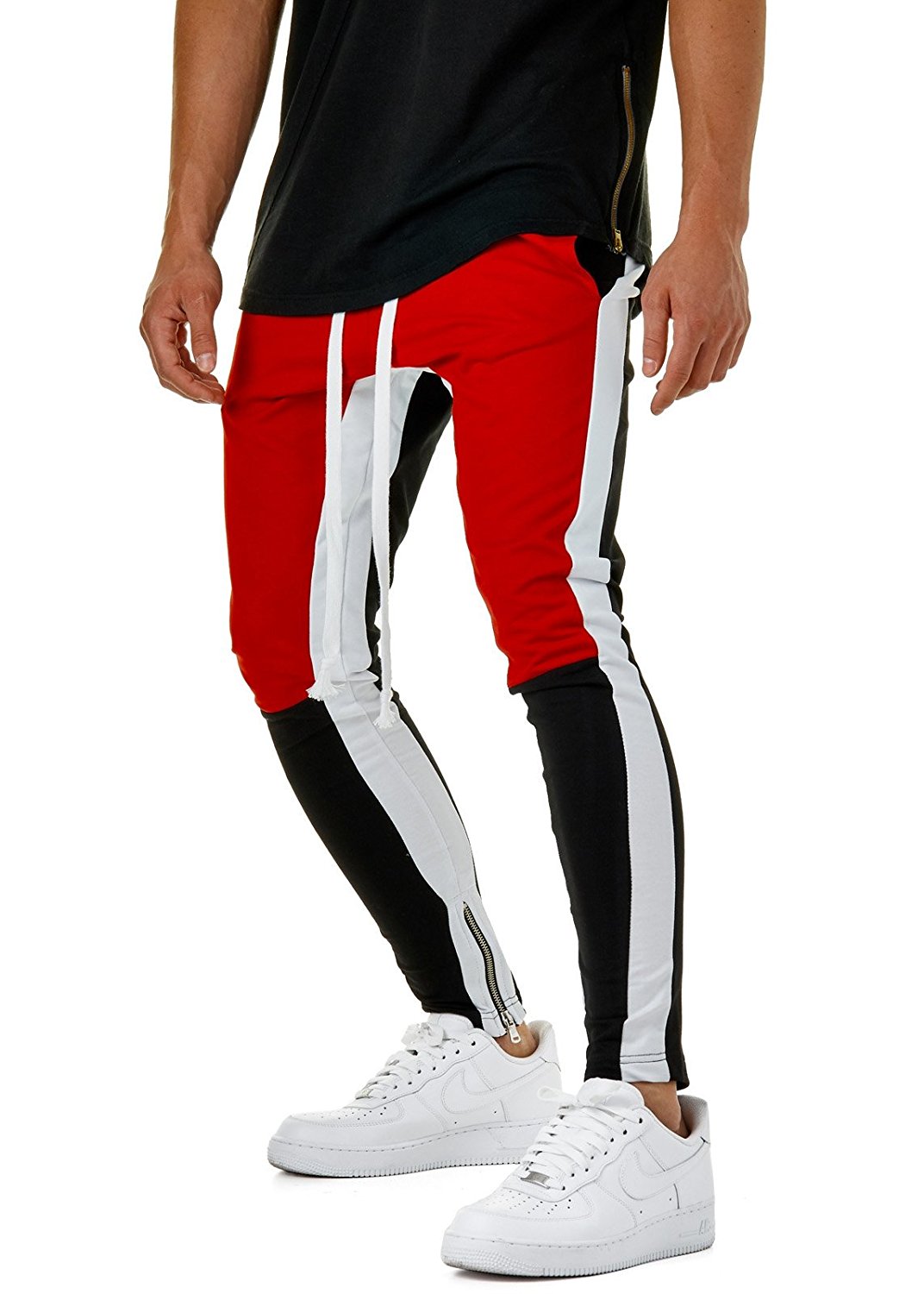 Hommes Trousers Fitness Personality Slim Fit Sports Pants Outdoor Active Hip Hop Style New Fashion Mens Trunks, Whiite red
Hommes Trousers Fitness Personality Slim Fit Sports Pants Outdoor Active Hip Hop Style New Fashion Mens Trunks, Whiite red