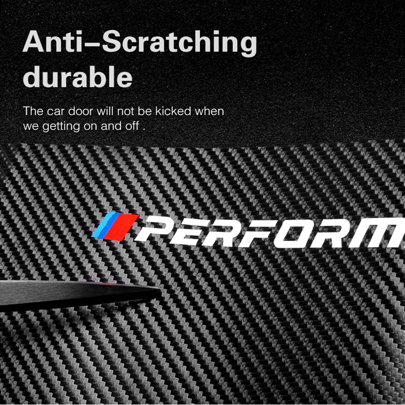 2025 new For Stickers E90 F30 F10 F07 F20 F25 F26 F15 F16 E84 F48 X1 X3 X5 Car AntiKick Pad Carbon Fiber Leather PVC Door Protection F348668