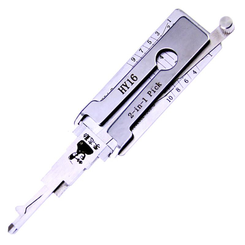 Hot Selling Original LISHI HY16 2 in 1 Auto Lock Pick and Decoder Locksmith Tool for Hyundai Door Lock
Hot Selling Original LISHI HY16 2 in 1 Auto Lock Pick and Decoder Locksmith Tool for Hyundai Door Lock