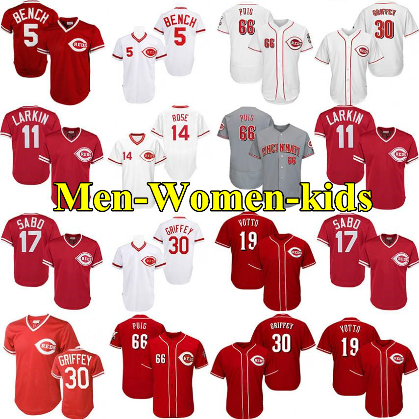 Men Women kids youth Cincinnati Johnny Bench Jersey Ken Griffey Jr. Pete Rose Barry Larkin Chris Sabo Jersey Retro Mesh Baseball Jersey, As shown in illustration
Men Women kids youth Cincinnati Johnny Bench Jersey Ken Griffey Jr. Pete Rose Barry Larkin Chris Sabo Jersey Retro Mesh Baseball Jersey, As shown in illustration