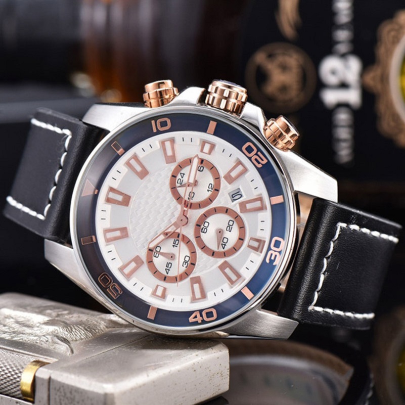 42mm Men's Watch Leather Brand Fashion Casual Military Quartz Sports Watch All Functions Work Designer AM111 Watch, Black+white
42mm Men's Watch Leather Brand Fashion Casual Military Quartz Sports Watch All Functions Work Designer AM111 Watch, Black+white