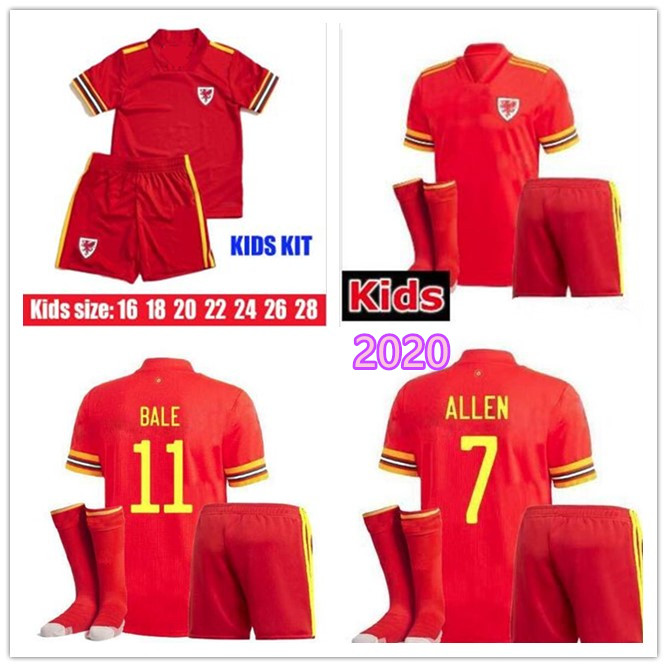 kids wales jersey 2020 child wales soccer jersey kit 2020 wales football shirt BALE maillot de foot RAMSEY Camisetas de foo, No socks
kids wales jersey 2020 child wales soccer jersey kit 2020 wales football shirt BALE maillot de foot RAMSEY Camisetas de foo, No socks
