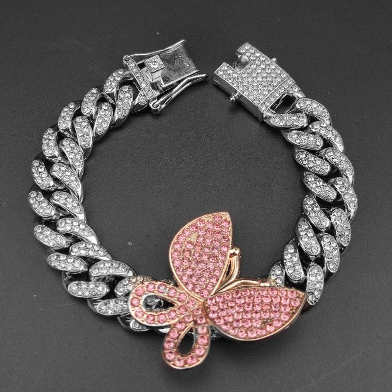Link, Chain Hip Hop Iced Out Paved Rhinestones 12MM Gold Full Miami Curb Cuban With Butterfly Bling Rapper Bracelets For Men Jewelry
Link, Chain Hip Hop Iced Out Paved Rhinestones 12MM Gold Full Miami Curb Cuban With Butterfly Bling Rapper Bracelets For Men Jewelry