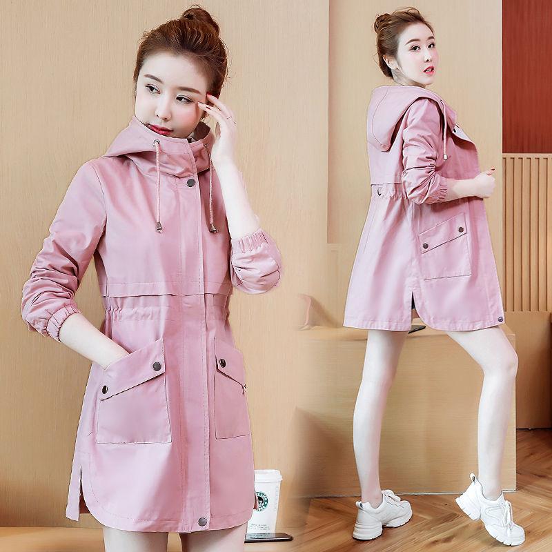 Autumn Women's Casual Hooded Windbreaker Coat Turndown Collar Overcoat Outerwear Coat Solid Color Trench Belt Slim Tops
Autumn Women's Casual Hooded Windbreaker Coat Turndown Collar Overcoat Outerwear Coat Solid Color Trench Belt Slim Tops