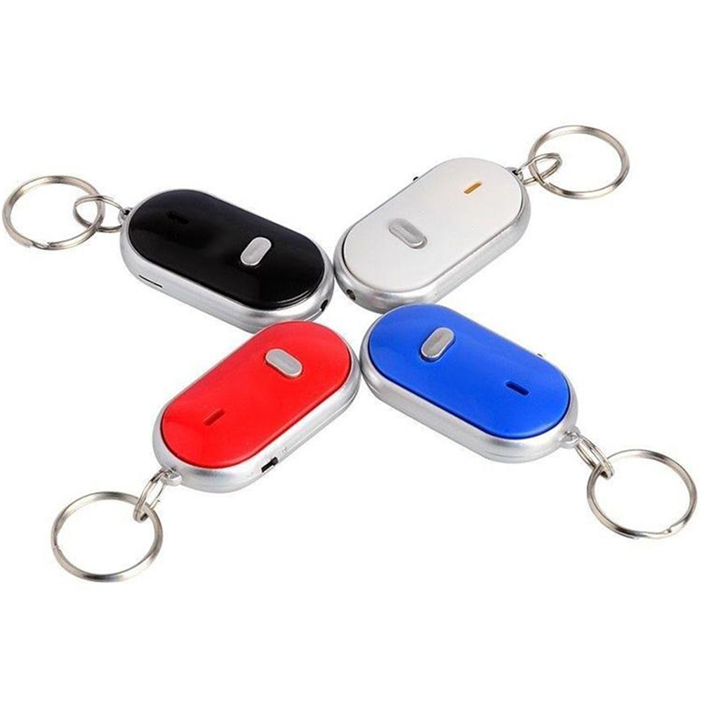 TCT LED Light Torch Remote Sound Control Lost Key Car Motor Finder Locator Keychain Mini Alarm Locator Track Key Wallet