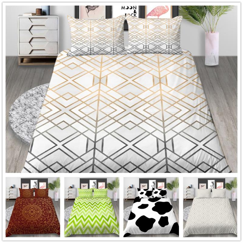 Bedding Set Gift for kids Queen king Size Duvet Cover Set Fashion Geometric pattern Simple Style Comforter 2019 New
Bedding Set Gift for kids Queen king Size Duvet Cover Set Fashion Geometric pattern Simple Style Comforter 2019 New
