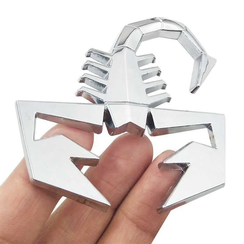 New 3D Scorpion Car Metal Adhesive Badge Emblem Decal Sticker for Fiat 500 Punto Bravo Stilo Panda Abarth 500 Logo Stickers
New 3D Scorpion Car Metal Adhesive Badge Emblem Decal Sticker for Fiat 500 Punto Bravo Stilo Panda Abarth 500 Logo Stickers