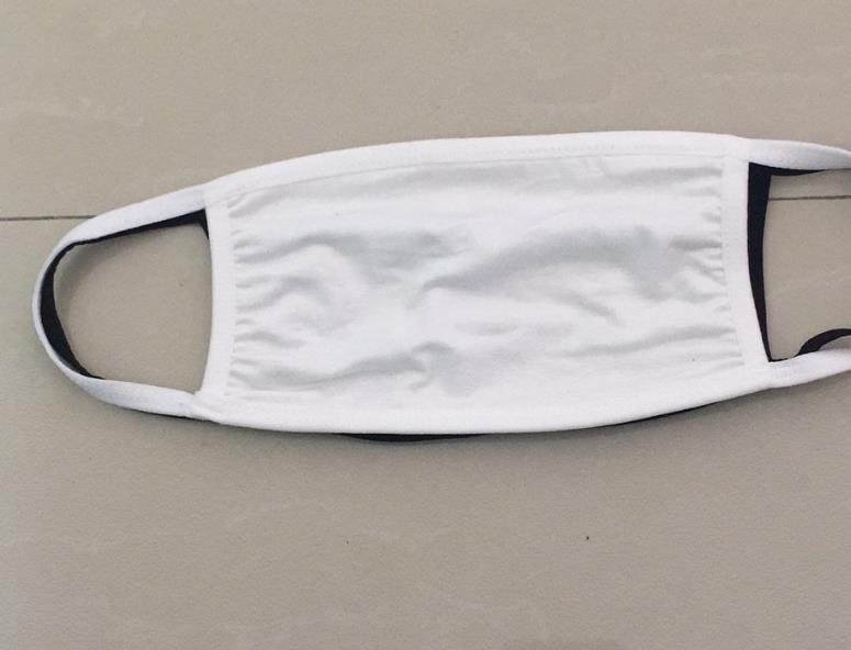 NEW Reusable Washable Cotton Face Mask Anti Dust Adult Unisex Protective Face Cover Plain black white