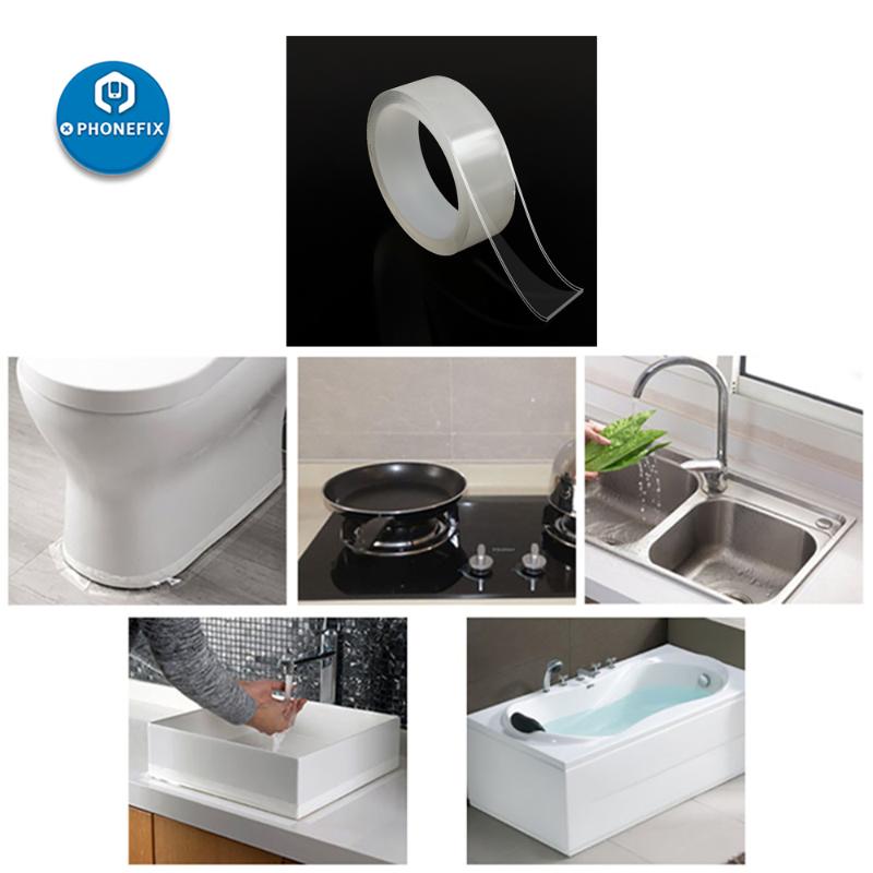 Waterproof Tape Kitchen Bathroom Crevice Strip Sink Waterproof Mildew Strong Self-adhesive Transparent Tape for Kitchen Toilet
Waterproof Tape Kitchen Bathroom Crevice Strip Sink Waterproof Mildew Strong Self-adhesive Transparent Tape for Kitchen Toilet