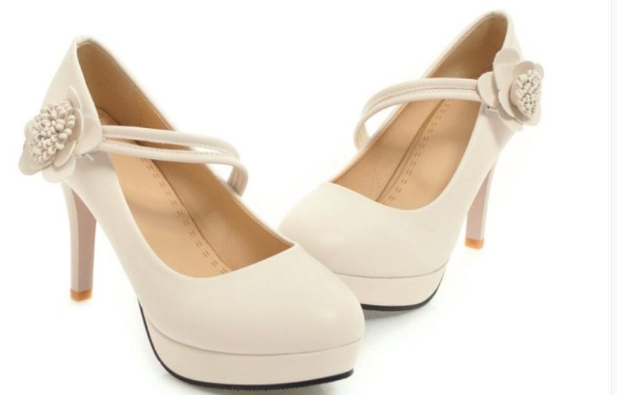 2019 Women's shoes in Spring and Autumn with New style High heel fine heel round head waterproof table Flower @KL651, White
2019 Women's shoes in Spring and Autumn with New style High heel fine heel round head waterproof table Flower @KL651, White
