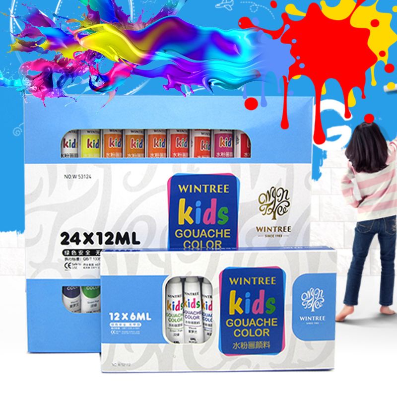 Gouache Paint Set 24 Vibrant Colors in Tubes Easy to Mix with Great Results for Kids Adult Painting Canvas Fabric Ceramic Crafts
Gouache Paint Set 24 Vibrant Colors in Tubes Easy to Mix with Great Results for Kids Adult Painting Canvas Fabric Ceramic Crafts
