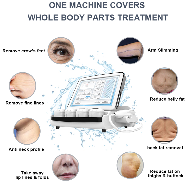 Face Lift 3D HIFU Machine 9d High Intensity Focused Ultrasound Wrinkle Removal Beauty Equipment Fda Ce Approved