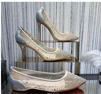 high quality The new Fashion Sexy Women Pumps Peep Toe Crystal Buckle Strap Party Wedding shoes Golden Air Mesh See-through Ankle Strap, Black
high quality The new Fashion Sexy Women Pumps Peep Toe Crystal Buckle Strap Party Wedding shoes Golden Air Mesh See-through Ankle Strap, Black