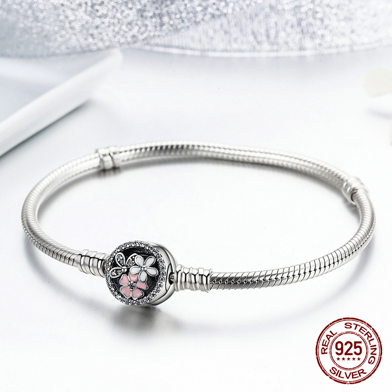Authentic 925 Sterling Silver Poetic Blooms Mixed Enamels & Clear Cz Bracelet Fits European Pandora Style Jewelry Charms Beads
Authentic 925 Sterling Silver Poetic Blooms Mixed Enamels & Clear Cz Bracelet Fits European Pandora Style Jewelry Charms Beads