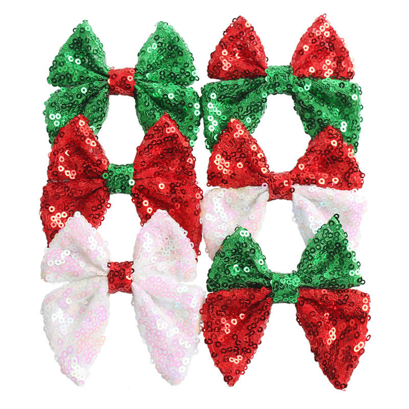Baby Girls Christmas Barrettes Sequins Bow Patchwork Hair Clip Kids Hair Accessories Printed Hairpin Handmade 04, Slivery;white
Baby Girls Christmas Barrettes Sequins Bow Patchwork Hair Clip Kids Hair Accessories Printed Hairpin Handmade 04, Slivery;white