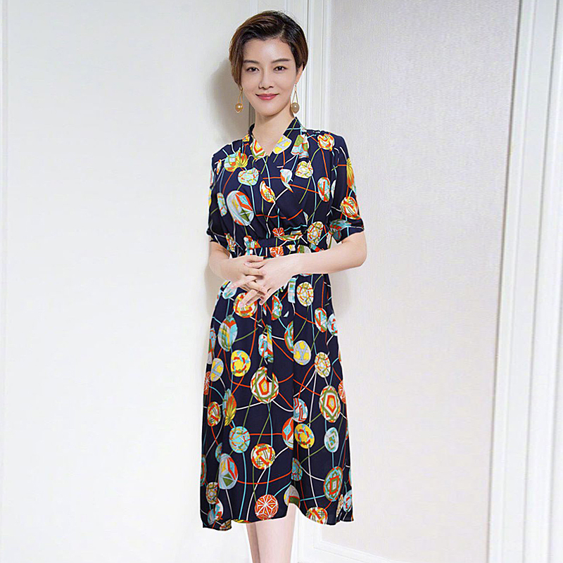High Quality Summer 2020 New Women' Party Workplace Casual Beach Vintage Elegant Chic Ribbon Print Stitching Fashion Dress, Multi
High Quality Summer 2020 New Women' Party Workplace Casual Beach Vintage Elegant Chic Ribbon Print Stitching Fashion Dress, Multi