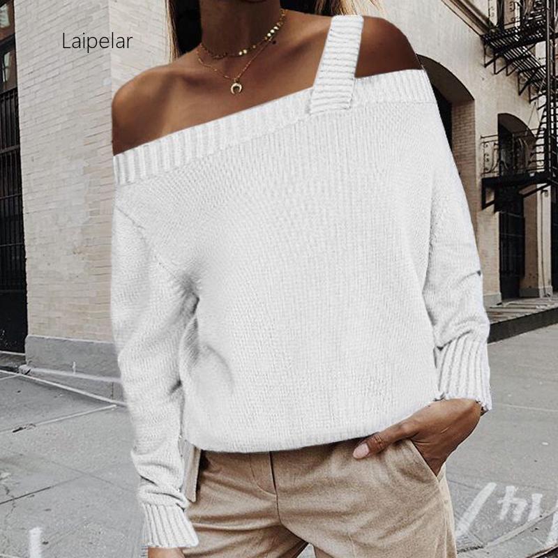 Laipelar Elegant Women Sweaters And Pullovers 2020 New Autumn Off Shoulder Straps Knitted Sweater Casual Long Sleeve Ladies Tops, Black
Laipelar Elegant Women Sweaters And Pullovers 2020 New Autumn Off Shoulder Straps Knitted Sweater Casual Long Sleeve Ladies Tops, Black