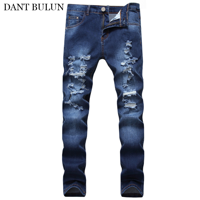 Ripped Jeans For Men Elastic Hip Hop Pants Hombre Slim Skinny Fit Scratched Frayed Denim Pants Dark Blue Jeans For Men Clothes, 6012
Ripped Jeans For Men Elastic Hip Hop Pants Hombre Slim Skinny Fit Scratched Frayed Denim Pants Dark Blue Jeans For Men Clothes, 6012