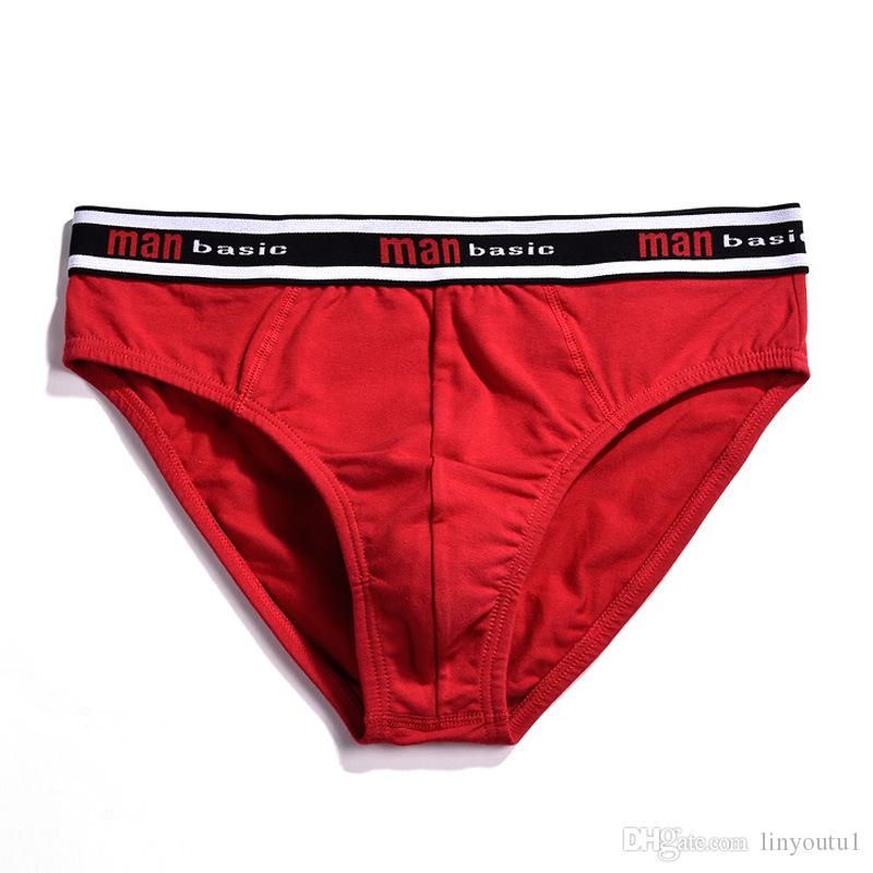 2020 4pcs/lot Free shipping cheapest 100% Cotton Mens Briefs Plus Size Men Underwear Panties Men's Breathable Panties