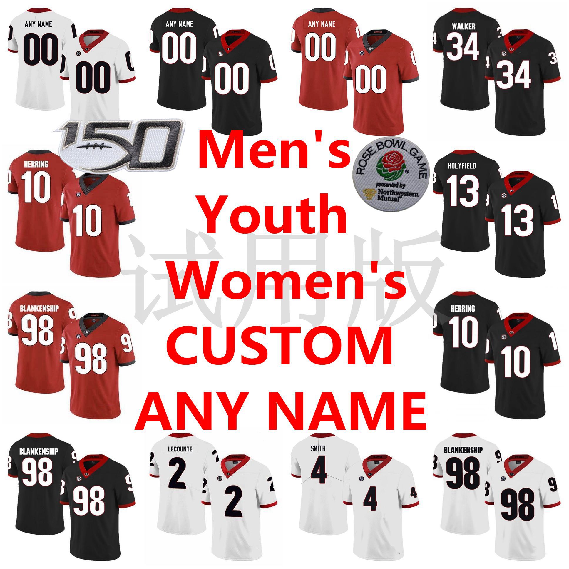 2019 UGA Georgia Bulldogs Jerseys Rodrigo Blankenship Jersey Fromm Swift Pickens Bennett Zamir White NCAA College Football Custom Stitched, Black
2019 UGA Georgia Bulldogs Jerseys Rodrigo Blankenship Jersey Fromm Swift Pickens Bennett Zamir White NCAA College Football Custom Stitched, Black