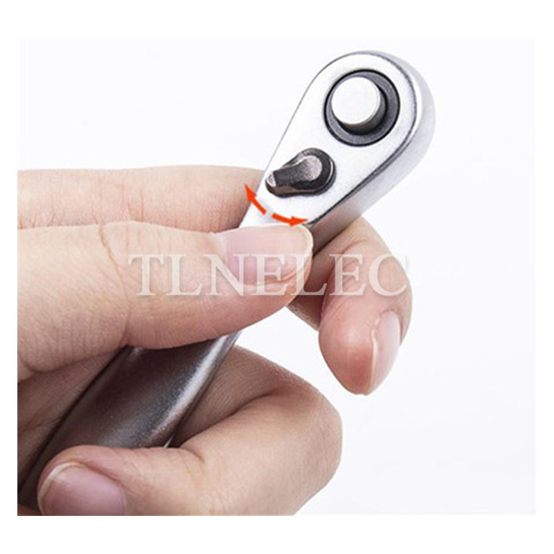 1/4 Miniature Quick Ratchet Socket Wrench 72 Tooth Upscale Socket Spanner Adjustable Portable Wrench Bicycle Repair Tool
1/4 Miniature Quick Ratchet Socket Wrench 72 Tooth Upscale Socket Spanner Adjustable Portable Wrench Bicycle Repair Tool