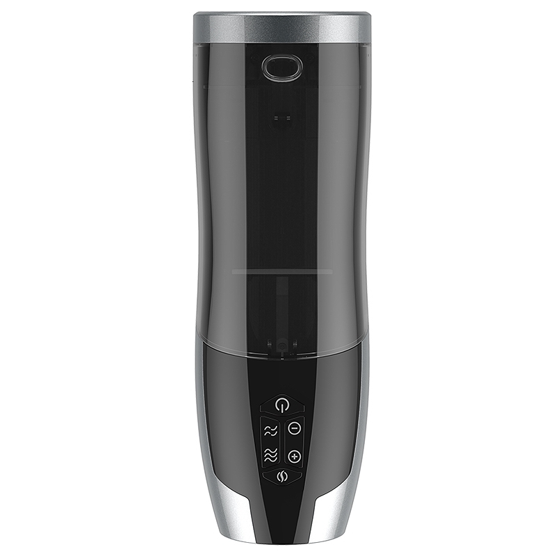 Electric Piston Male Masturbator Voice Interaction Heating Automatic 6 Telescopic Modes Masturbation Cup Sex Toys for Adults Men Y191011