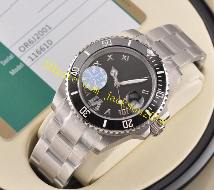 New Version 7 Style Luxury Watch 40mm 116610 316L Steel Ceramic Bezel 8215 Movement Original Gliding BRACELET Sapphire Dive Automatic Mens, Original box papaer
New Version 7 Style Luxury Watch 40mm 116610 316L Steel Ceramic Bezel 8215 Movement Original Gliding BRACELET Sapphire Dive Automatic Mens, Original box papaer