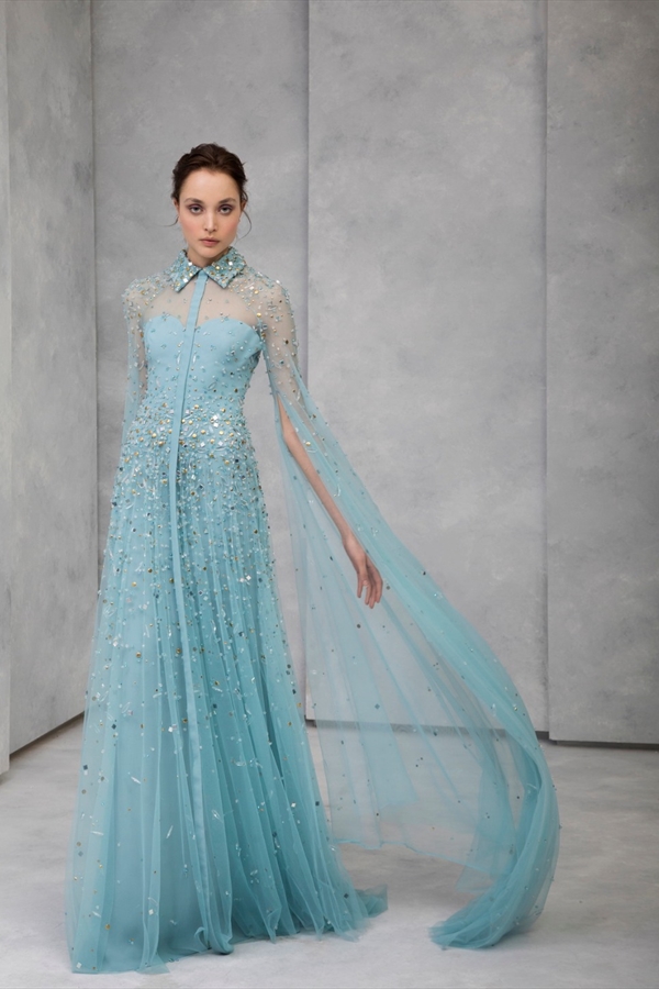 Illusion Long Sleeve Evening Dresses High Neck Sparkly Sequins Prom Gowns Floor Length Tulle Party Dress Wear vestidos de quinceañera