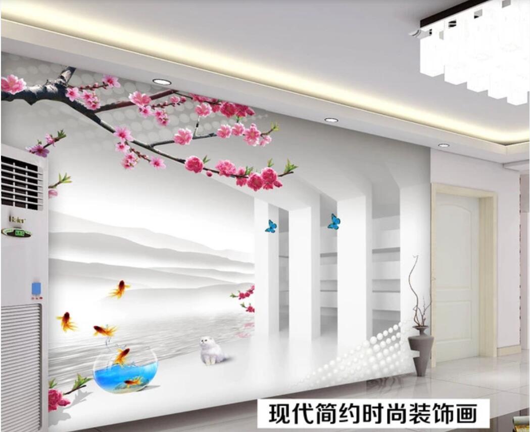 3d room wallpaer custom photo murals 3D fantasy peach blossom space to expand the TV background wall wallpaper for walls 3d, Non-woven
3d room wallpaer custom photo murals 3D fantasy peach blossom space to expand the TV background wall wallpaper for walls 3d, Non-woven