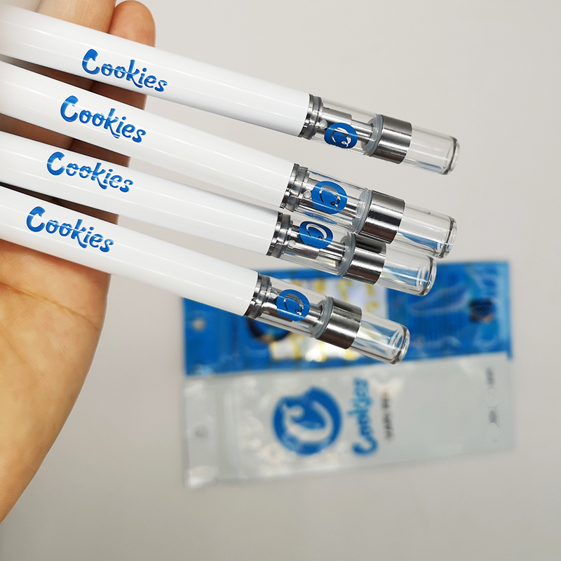 Cookies Disposable Vape Pen 0.5ml Oil Tank Atomizer 280mAh E Cig Battery E Cigarettes Starter Kits Cookies Empty Vape Pen PVC Tube
Cookies Disposable Vape Pen 0.5ml Oil Tank Atomizer 280mAh E Cig Battery E Cigarettes Starter Kits Cookies Empty Vape Pen PVC Tube