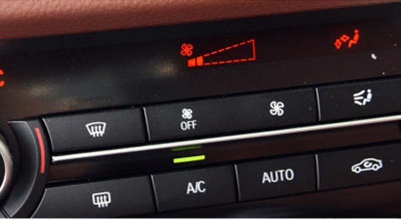 Car Heater Climate Control wind Volume Air Conditioning Switch Fan Button Cap Cover Replacement for BMW F10 F02