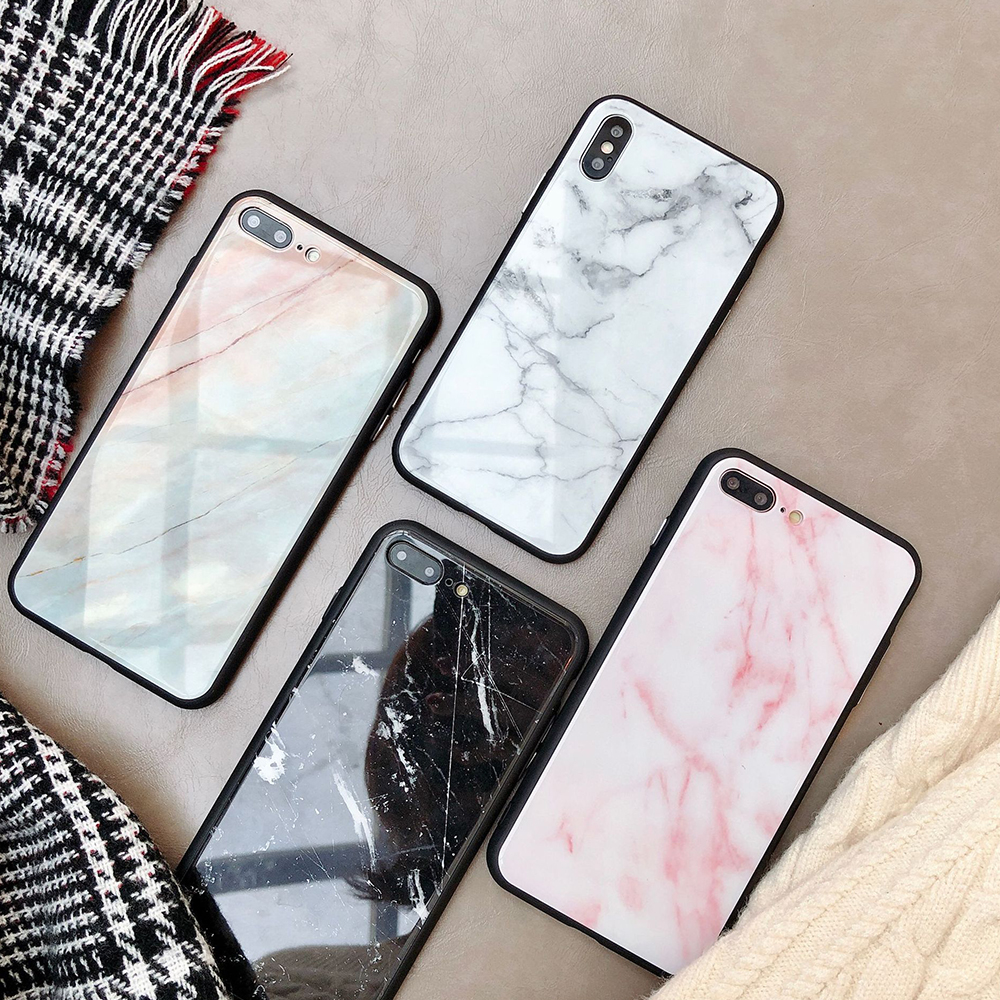 Marble Glass Phone Case For Apple iPhone 11 pro xs max xr X 8 7 6S 6 Plus Fashion Tempered Glass Coque Back Cover Cases For iPhone 10
Marble Glass Phone Case For Apple iPhone 11 pro xs max xr X 8 7 6S 6 Plus Fashion Tempered Glass Coque Back Cover Cases For iPhone 10