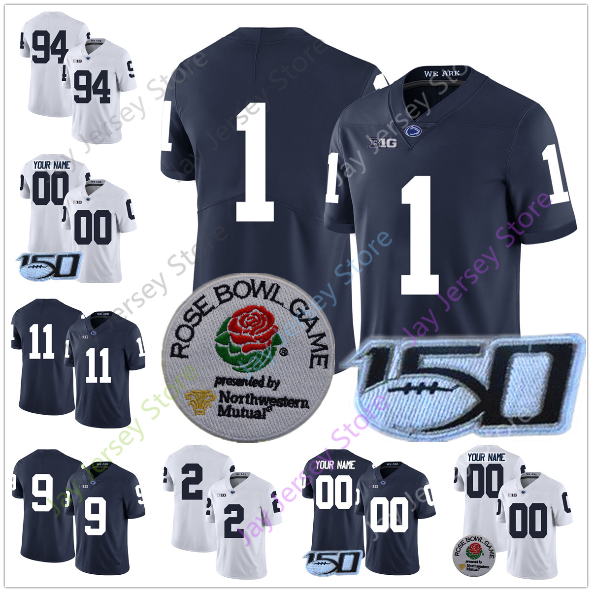 Custom Penn State Nittany Lions Football Jerseys College Sean Clifford Journey Devyn Ford KJ Hamler Jahan Dotson Saquon Barkley, With name no patch
Custom Penn State Nittany Lions Football Jerseys College Sean Clifford Journey Devyn Ford KJ Hamler Jahan Dotson Saquon Barkley, With name no patch