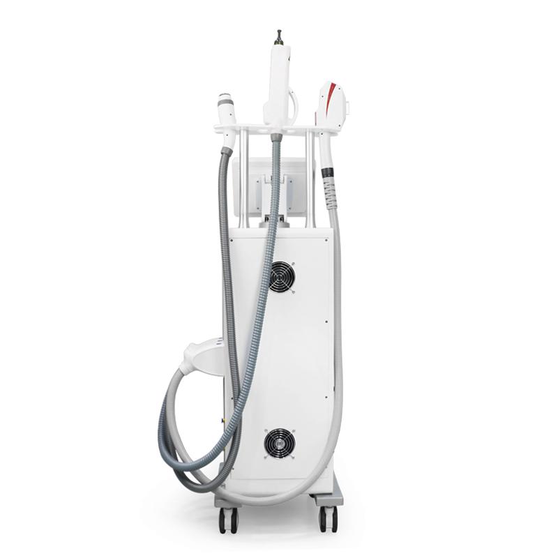 Vertical multifunctional machine three handles ELIGHT(IPL+RF) Skin Rejuvenation AND hair removal Equipment for beauty salon use