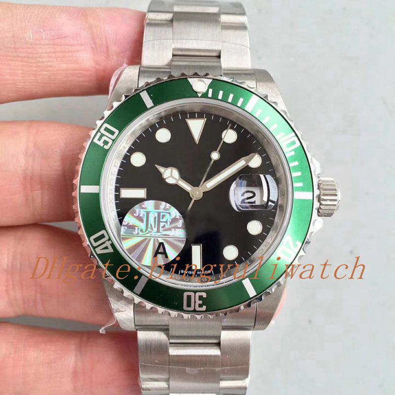 2 Color JFF Factory green black Vintage 40mm Ceramic 16610 16110LN 50th Anniversary Swiss ETA 3135 Movement Automatic Mens Watches, 01
2 Color JFF Factory green black Vintage 40mm Ceramic 16610 16110LN 50th Anniversary Swiss ETA 3135 Movement Automatic Mens Watches, 01