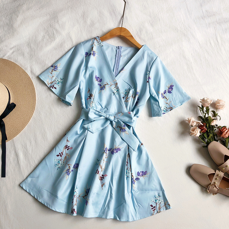 ZCWXM Flroal Ins Sexy Summer Dress Women V Neck Bow High Waist Mini Dresses 2020 All Match Bow Bandage Vestidos Print, Orange
ZCWXM Flroal Ins Sexy Summer Dress Women V Neck Bow High Waist Mini Dresses 2020 All Match Bow Bandage Vestidos Print, Orange