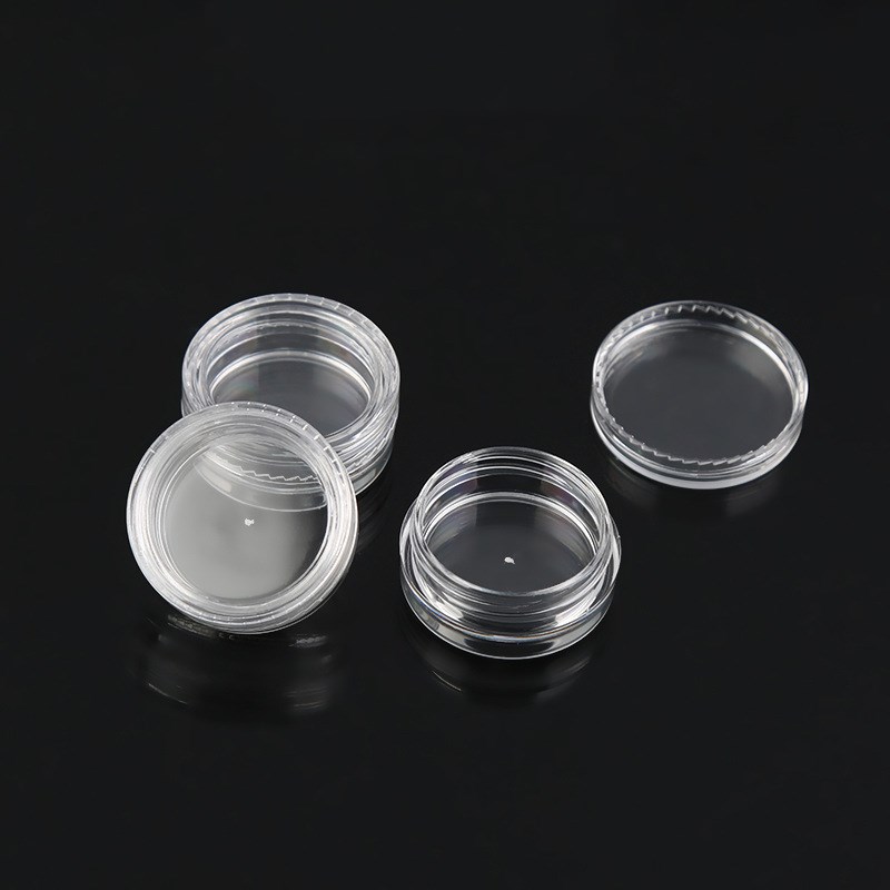 2.5g Containers Jars Bottle Clear Plastic Box Transparent 2.5 g For Cosmetic Wax Storage Makeup Balm Face Cream Eyeshadow Nail Lip Gloss Sample Refill - view 8