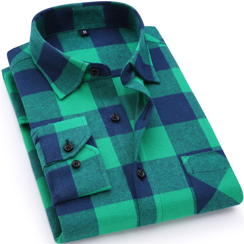 2020 New Mens Plaid Shirt 100% Cotton High Quality Mens Business Casual Long Sleeve Shirt Male Social Dress Shirts Flannel, Xdtf03
2020 New Mens Plaid Shirt 100% Cotton High Quality Mens Business Casual Long Sleeve Shirt Male Social Dress Shirts Flannel, Xdtf03