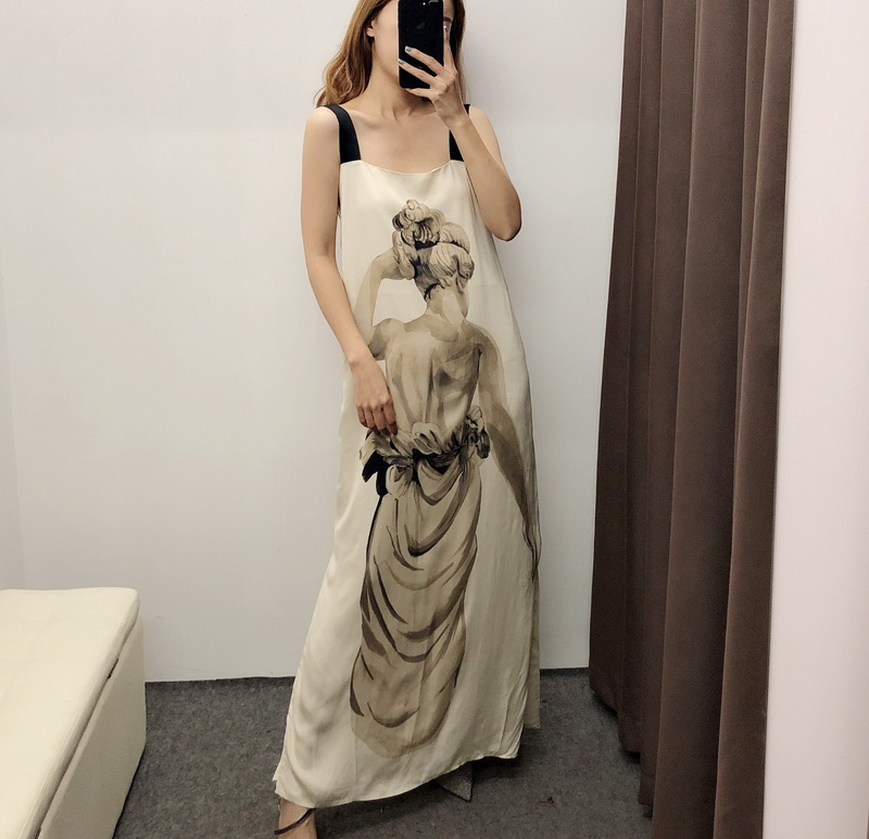 Women Spaghetti Strap Dress Autumn 2019 New Fashion Character Prints Modern Girl Casual Long Dresses, As photo
Women Spaghetti Strap Dress Autumn 2019 New Fashion Character Prints Modern Girl Casual Long Dresses, As photo