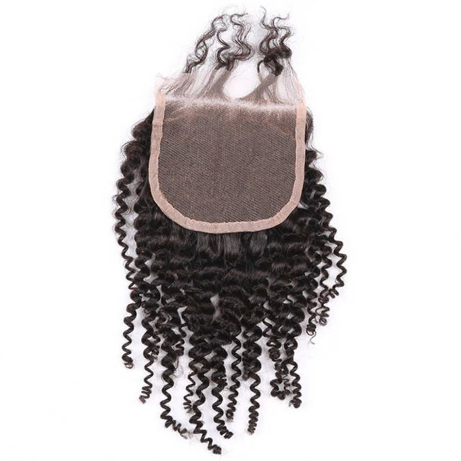 Afro Curly Closure Brazilian Human Hair Top Closures 4x4 inch Swiss Lace Kinky Curl Remy Hair Natural Color
Afro Curly Closure Brazilian Human Hair Top Closures 4x4 inch Swiss Lace Kinky Curl Remy Hair Natural Color